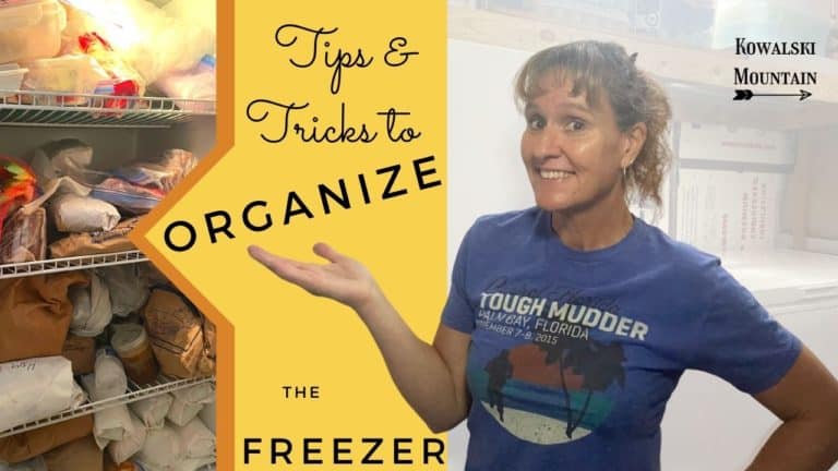 Tips and Tricks to Organize our Homestead Freezers