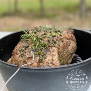 prime rib i a dutch oven