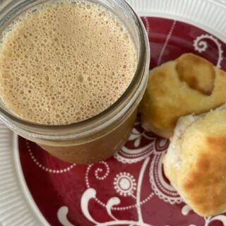 creamed honey in a jar