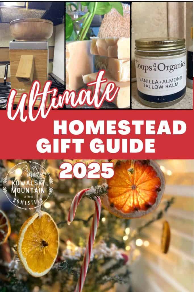 collage of homesteader gifts for 2025