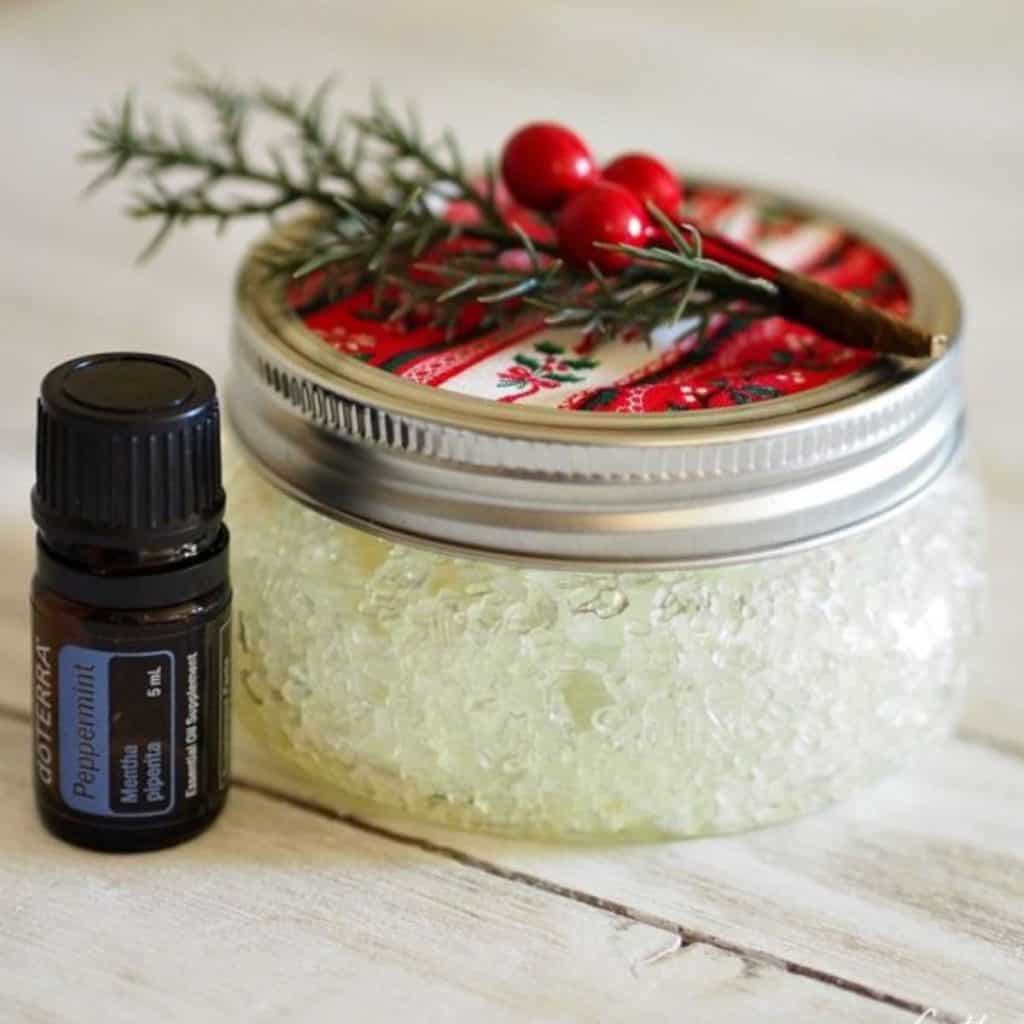 peppermint scrub by Gathered in the Kitchen