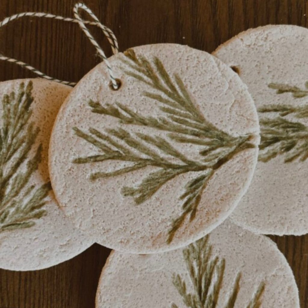 salt dough ornaments by Sprouting Arrows