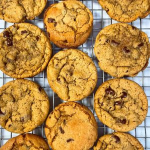 chocolate chip cookies with fresh milled flour