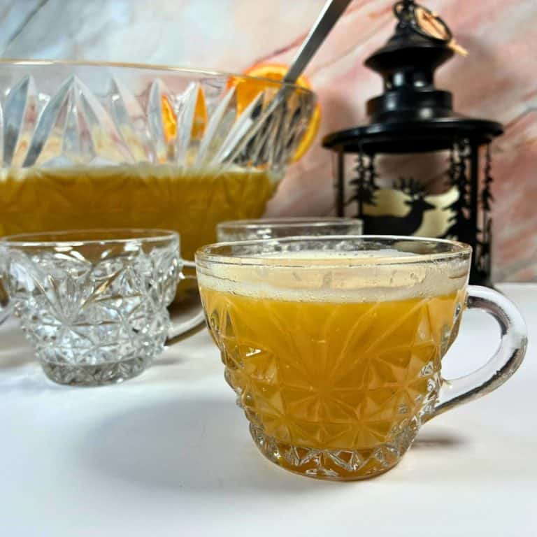 homemade sloshy fruit punch