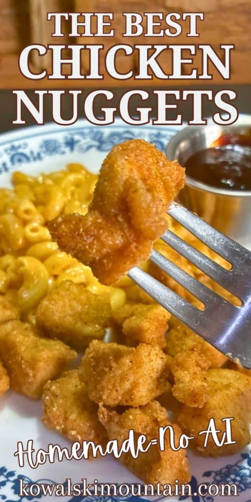 homemade chicken nugget pin