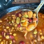 Ladle full of Lennie's Bean Soup