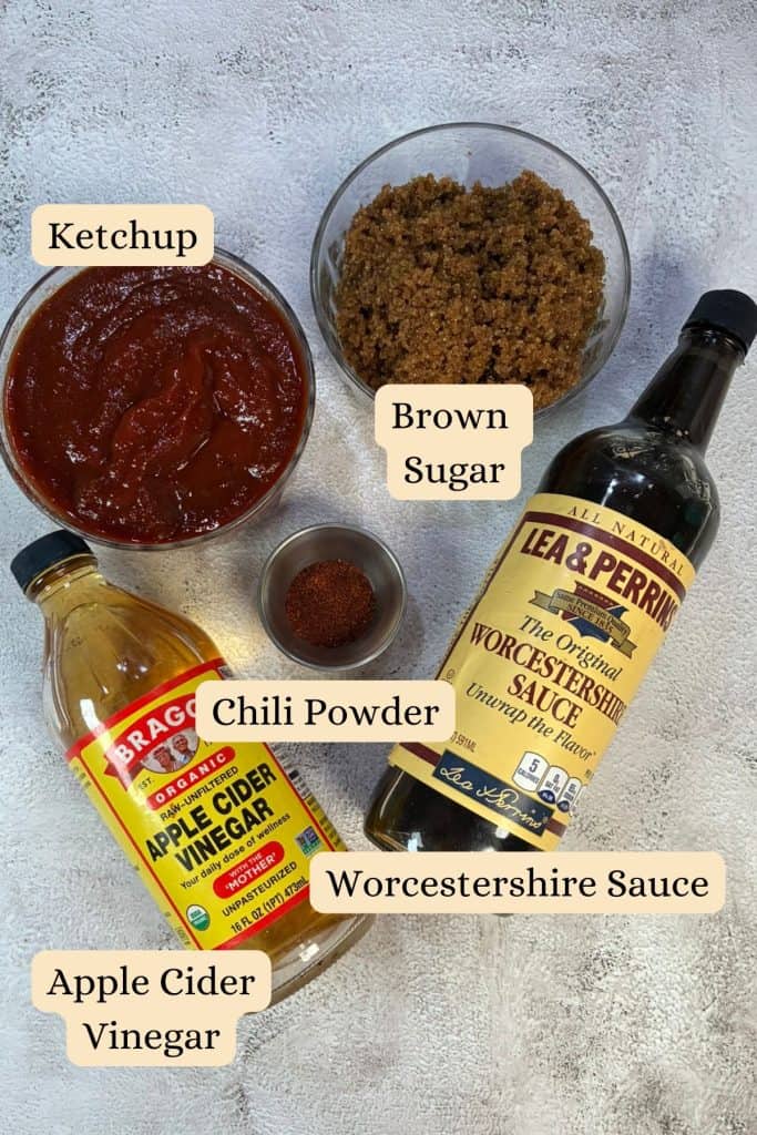homemade BBQ sauce ingredients