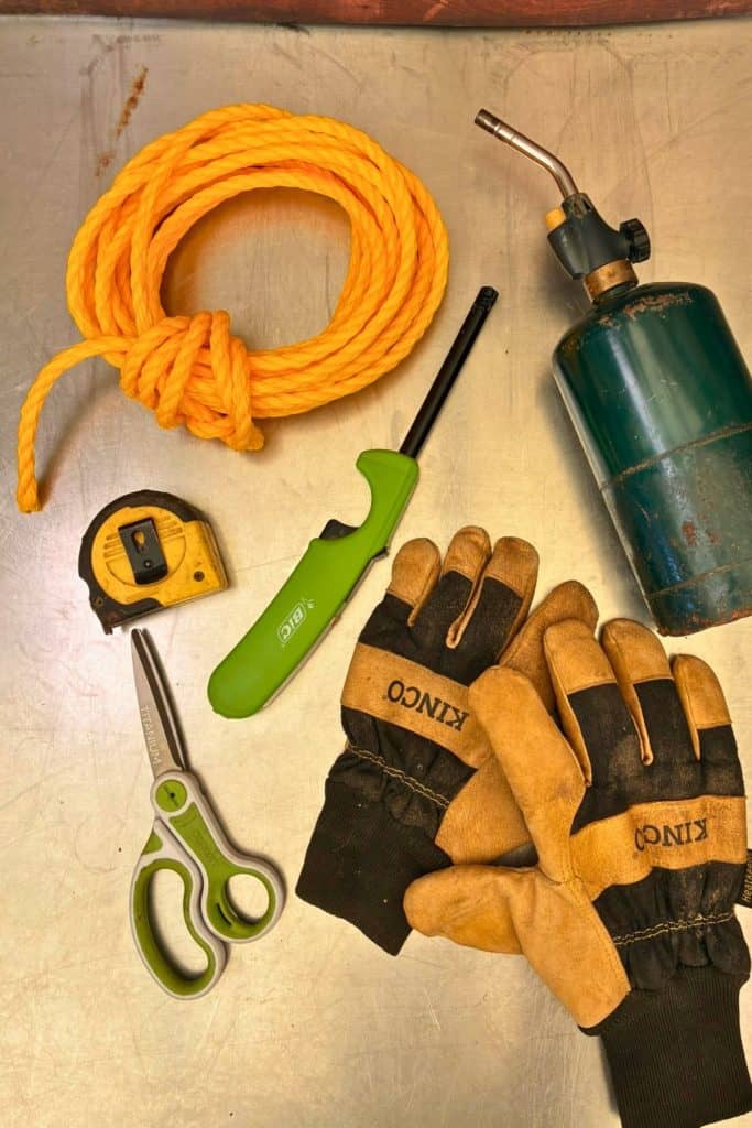 materials for DIY Dexter calf halter