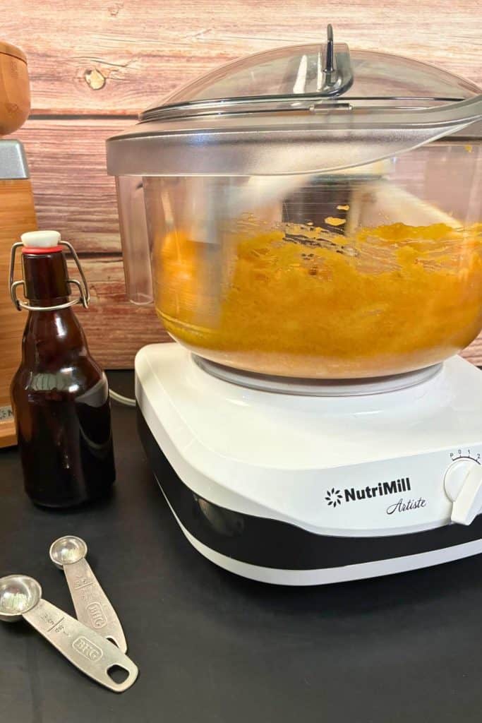 mix wet ingredients