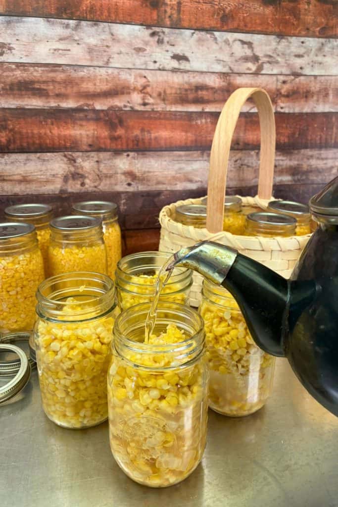 fill jars with water