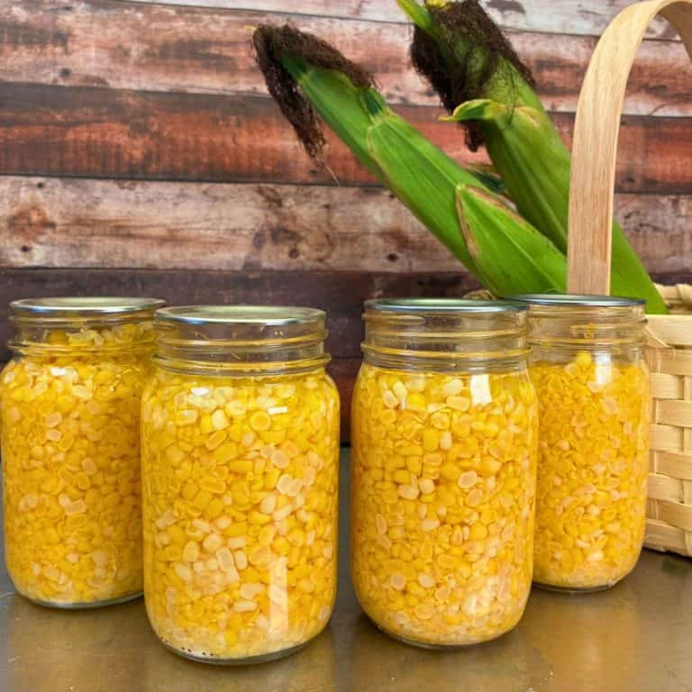 corn canned with Grandma's Canning Acid